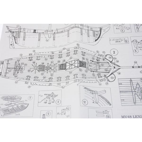 MAMOLI Lexington 1775 1:100 kit (obrázek 11)