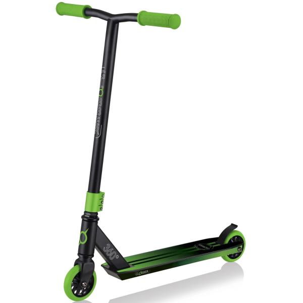 Globber Freestyle Koloběžka STUNT SCOOTER GS 360 Black - lime green (obrázek 3)