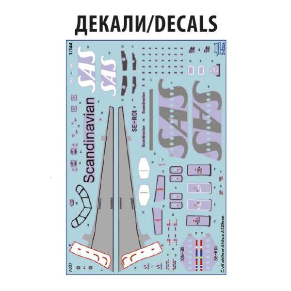 Model Kit letadlo 7037 – Airbus A320 NEO (1: 144)