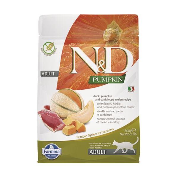 ND Cat GF Pumpkin Adult 0,3kg kacka,melon