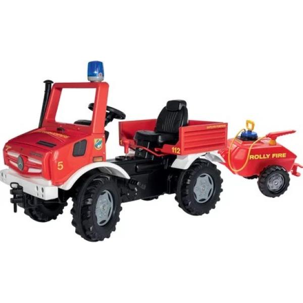 Rollytoys Šliapací traktor Unimog hasiči s pumpou