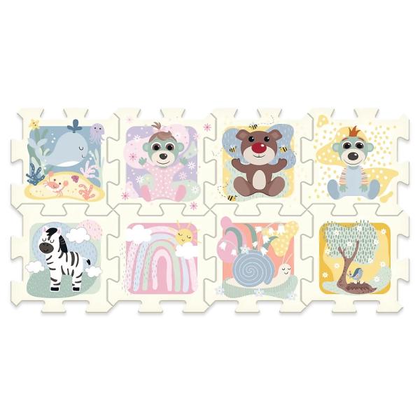 Trefl penové puzzle Treflíkovci a medvídek