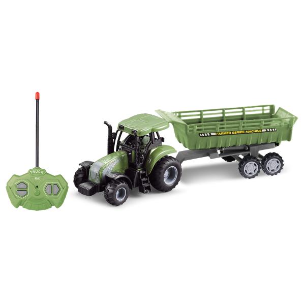 Traktor s vlečkou RC na diaľkové ovládanie 37 cm