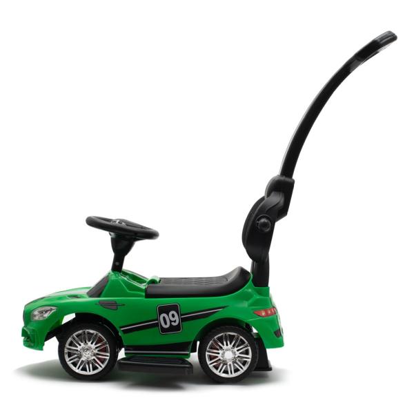 Dětské odrážedlo se zvukem a vodící tyčí Baby Mix RACER zelené (obrázek 10)