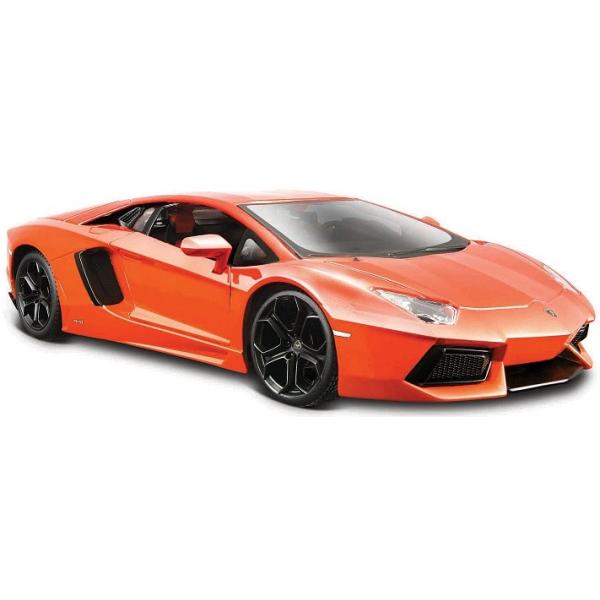 Maisto - Lamborghini Aventador Coupé, metal oranžové, 1:24