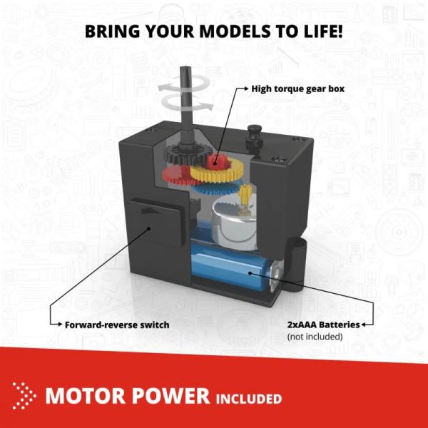 Engino Inventor 90 models motorizovaný set - multi models (obrázek 3)