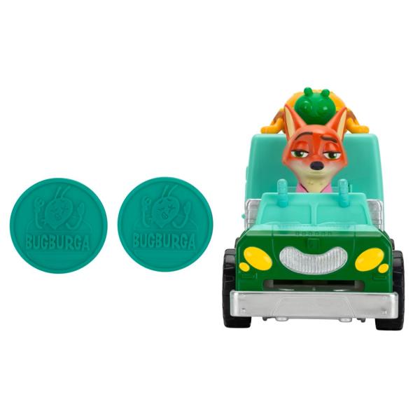 Zootropolis Postavičky s autem Lišák Nick