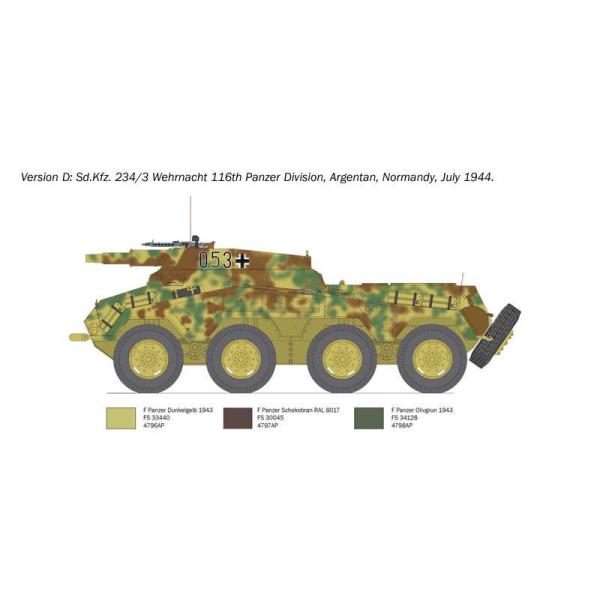 Model Kit vojenský 6756 - Sd. Kfz. 234/3 (1:35) (obrázek 7)