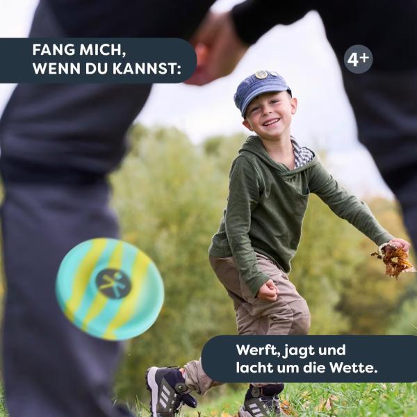 Haba Terra Kids Adventure Chyť mě! silikonové disky 2 ks modrý (obrázek 3)