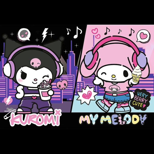 Trefl Puzzle 160 Pravidla Kuromi / Hello Kitty