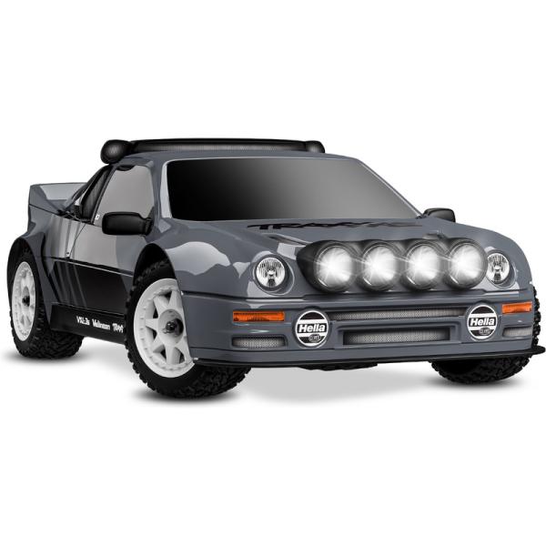 Traxxas Mini Rally Ford RS200 1:12 4WD VXL RTR šedý