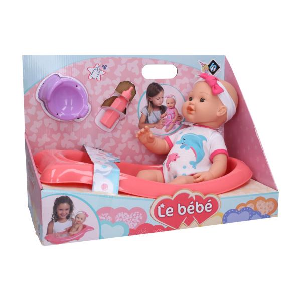 Panenka čůrající set s vaničkou 41cm (obrázek 3)