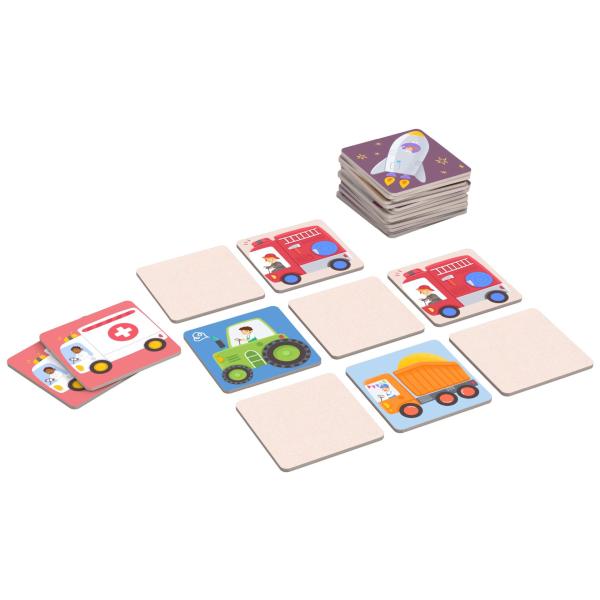 KukiKuk 80001 Velké pexeso Doprava (obrázek 5)