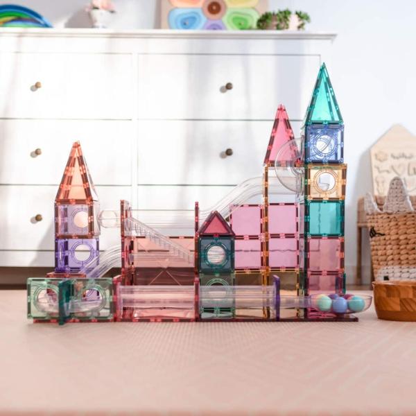 CONNETIX® Pastel Ball Run Pack magnetická stavebnice 106 ks (obrázek 7)