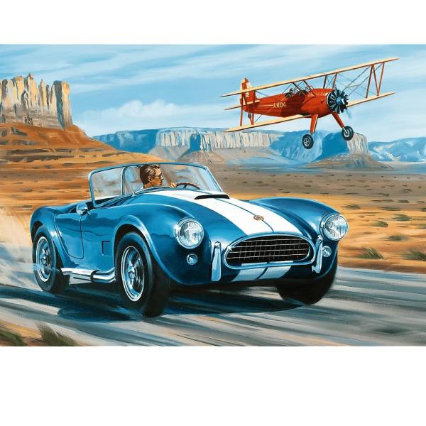 Trefl Puzzle 1000 Premium Plus Quality Tea Time Pouštní závody