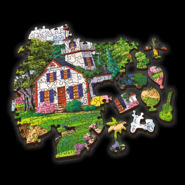 Trefl Dřevěné puzzle 501 - Letní útočiště (obrázek 3)