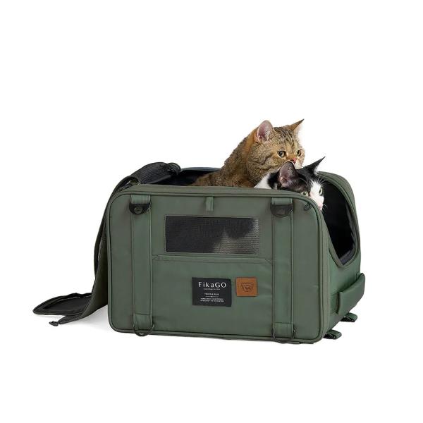 Fikago Nosič cestovní pro psy a kočky Truffle Plus Green (obrázek 3)