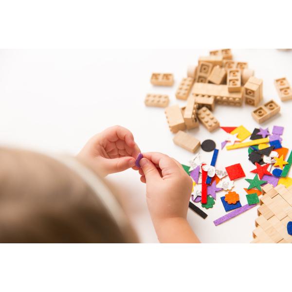 ECO-BRICKS Bambusová stavebnice 90 dílků (obrázek 9)