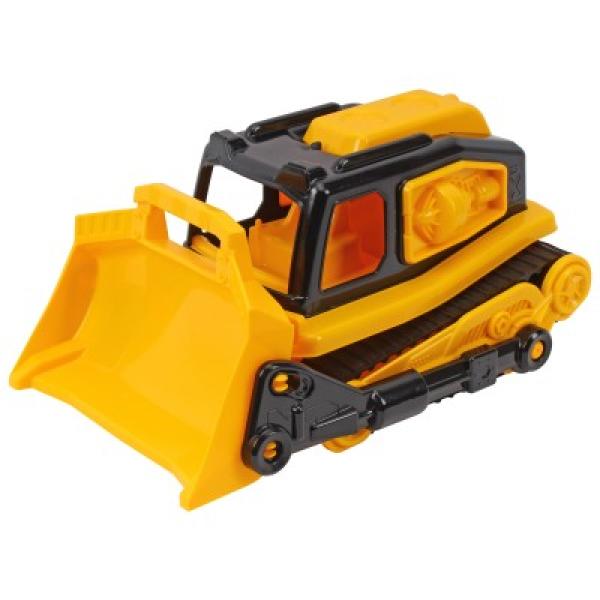 Buldozér žltý 31cm voľný chod