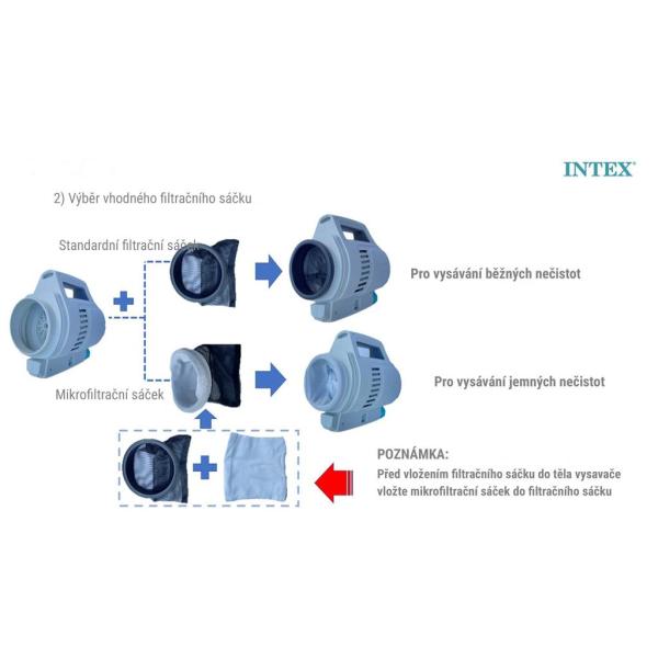 INTEX 28626 Bazénový akumulátorový vysavač (obrázek 6)