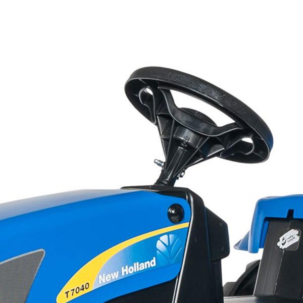 Rollytoys Šlapací traktor New Holland TVT190 s vlečkou (obrázek 3)