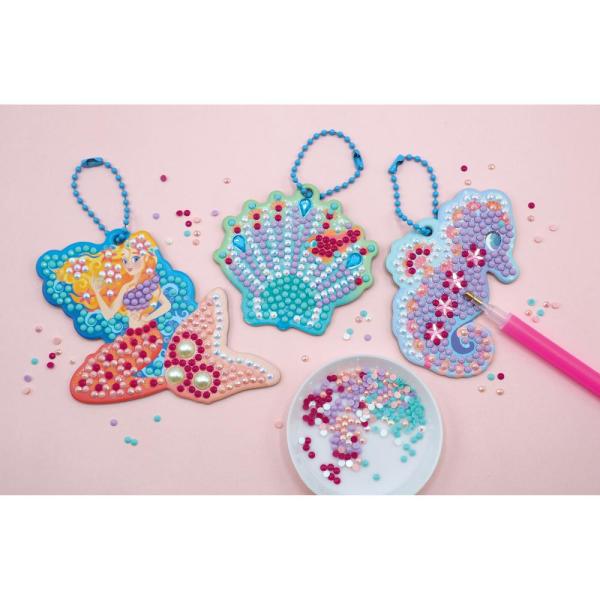 Janod Atelier Midi Kreativní sada Třpytivé obrázky s krystalky Magický oceán