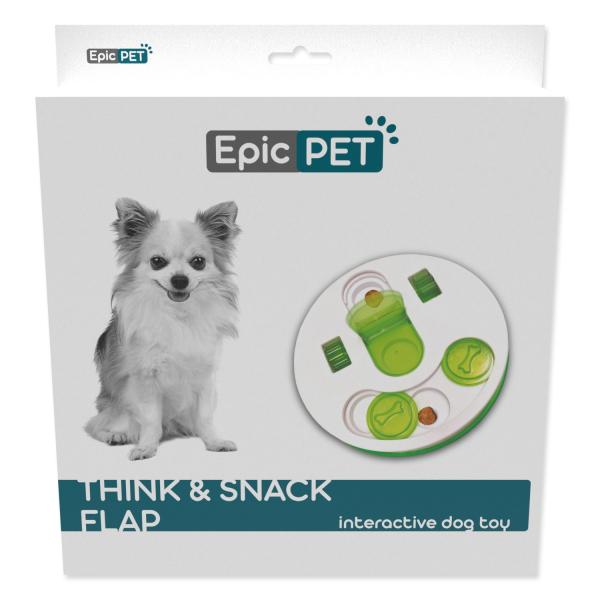 Hračka Epic Pet Think & Snack Flap interaktivní 23cm