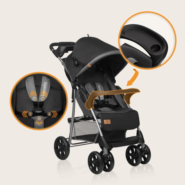 Lionelo Kočárek sportovní Emma Plus Stone (obrázek 7)