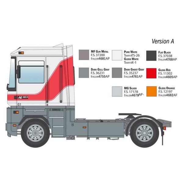 Model Kit truck 3969 - Renault AE500 Magnum (1:24) (obrázek 4)