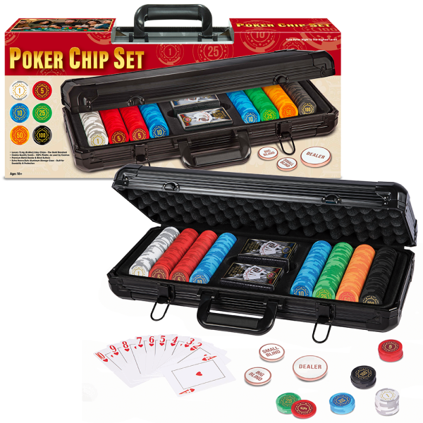 Set de póker ProPoker 400 ELITE con fichas de 14g