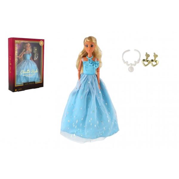 Bábika Anlily kĺbová plast 30cm vo večerných šatách v krabici 24x33x7cm