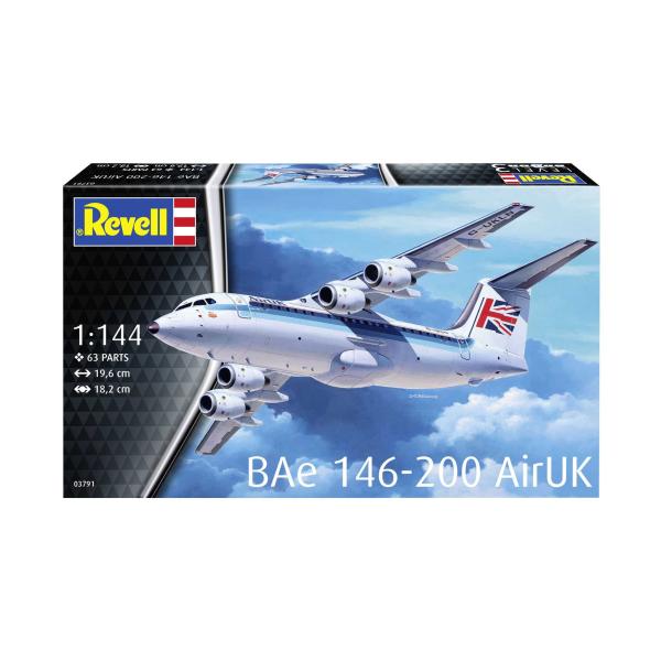 Plastic ModelKit letadlo 03791 - Bae 146 (RJ85) (1:144) (obrázek 11)