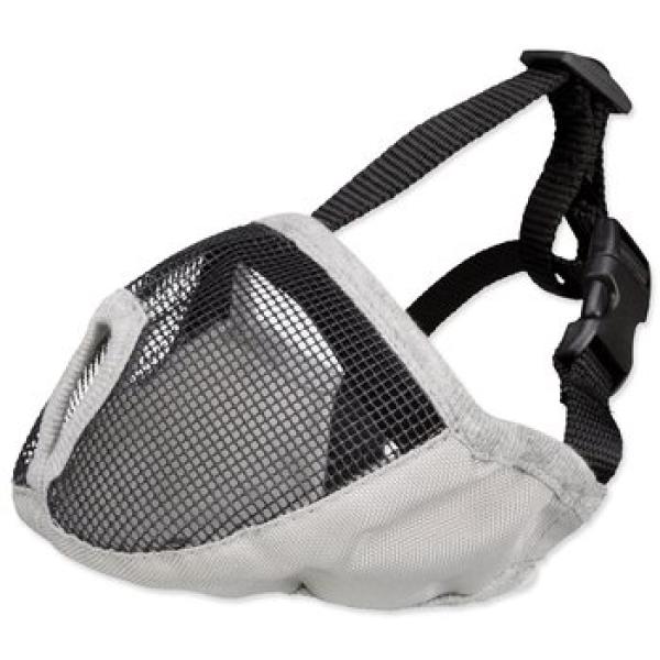 Náhubek pro krátkonosé plemena S 15cm šedý