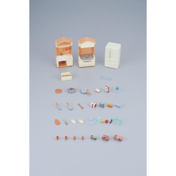 Sylvanian Families Set – kuchyňská linka s ledničkou