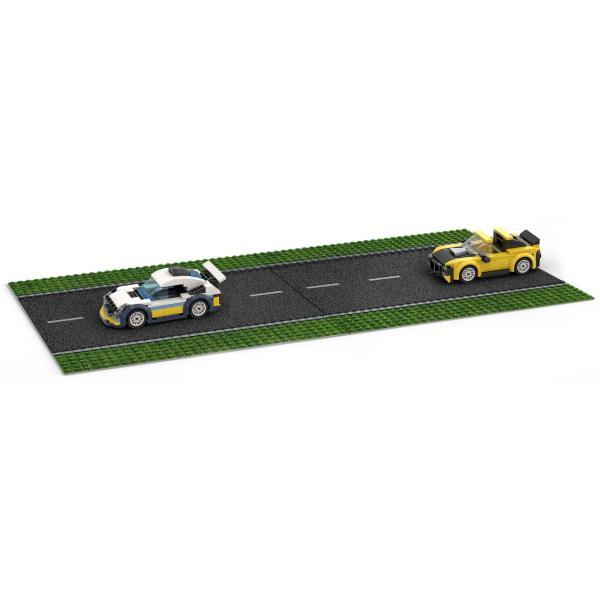 BRIXIES Plus 225.007 Designová podložka na stavění- křižovatka 25,5 x 25,5 cm (obrázek 5)