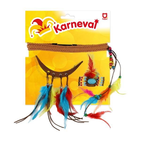 Indiánská souprava 3 ks pro dospělé