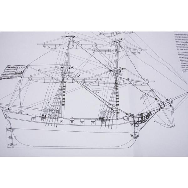 MAMOLI Lexington 1775 1:100 kit (obrázek 9)