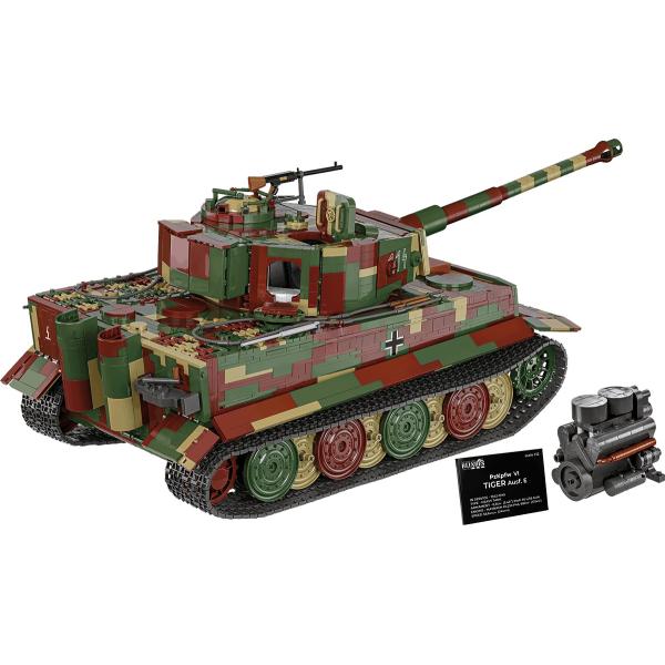 Cobi Panzerkampfwagen VI TIGER pozdní verze 2v1, 1:12, 8000 k, EXKLUZIVNÍ EDICE (obrázek 3)