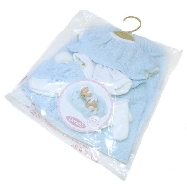 Llorens M635-61 obleček pro panenku miminko NEW BORN velikosti 35-36 cm (obrázek 3)