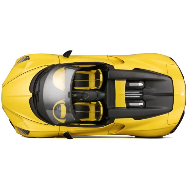 Bburago 1:18 TOP - Bugatti Mistral - Žlutá (obrázek 6)