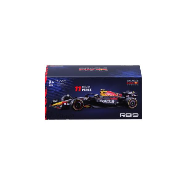 Bburago 1:43 RACE Formula F1 - Red Bull Racing RB20 (2024) #11 (Sergio Pérez) - s pohonem (obrázek 4)