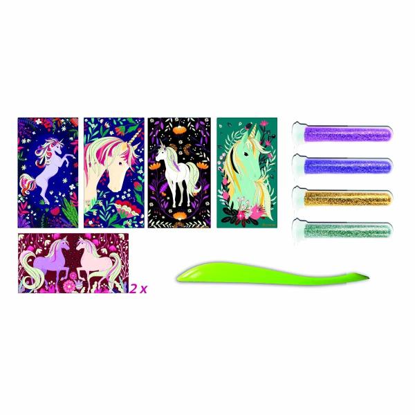 Sycomore Artissimo – třpytivé pískování – Jednorožci