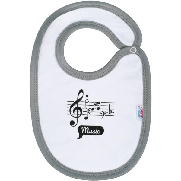 Dětský bavlněný bryndák New Baby Music