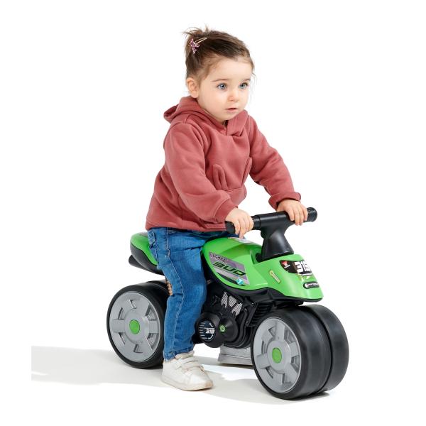 Falk odrážedlo Baby Moto Team Bud Racing zelené