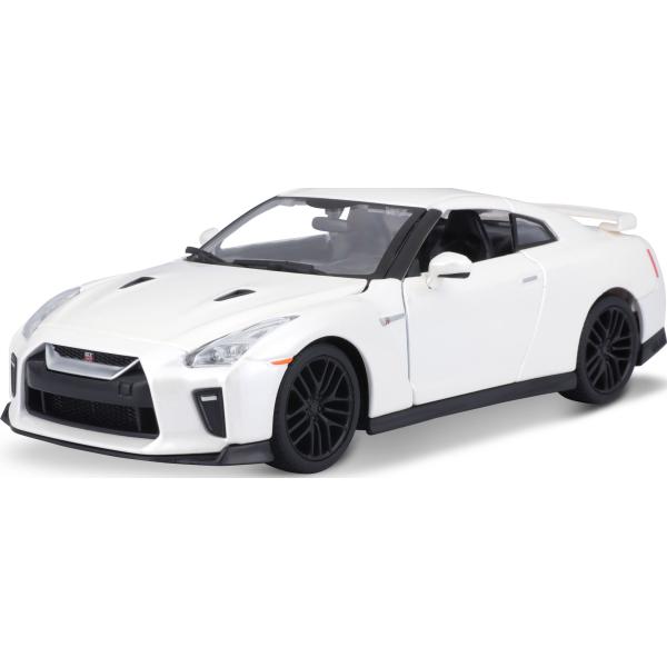 Bburago 1:24 Plus Nissan GT-R Metallic White