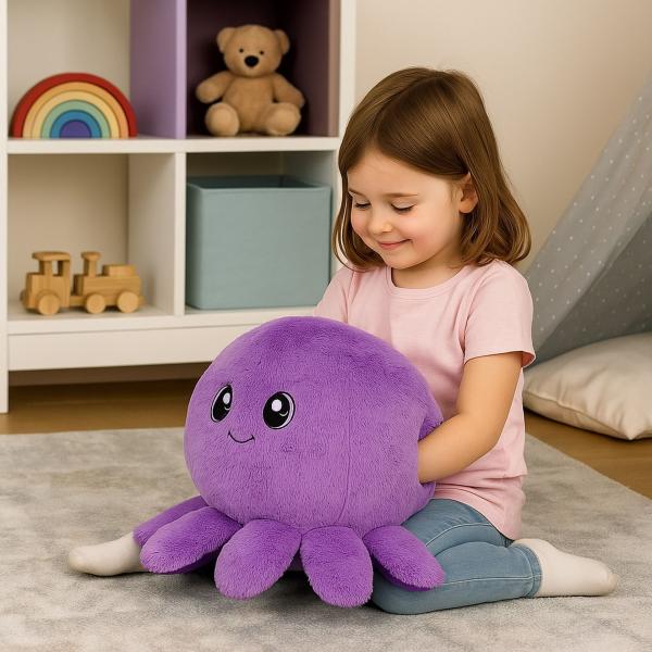 Cozy Noxxiez HW744 Chobotnice – hřejivý plyšový polštář 3 v 1