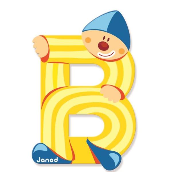 Janod Drevené písmenko B lepiace 9 cm