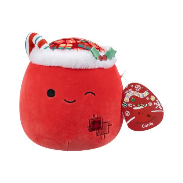 Squishmallows Santův vak s dárky Carrie, 20 cm