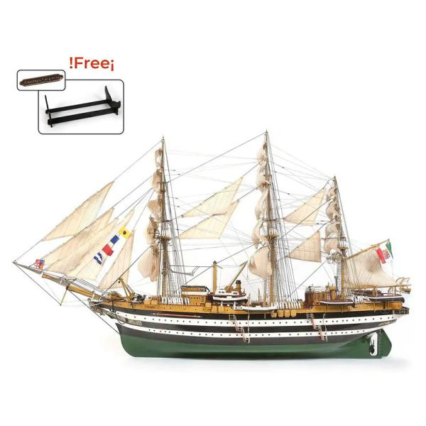 OCCRE Amerigo Vespucci 1:100 + plachty Kit