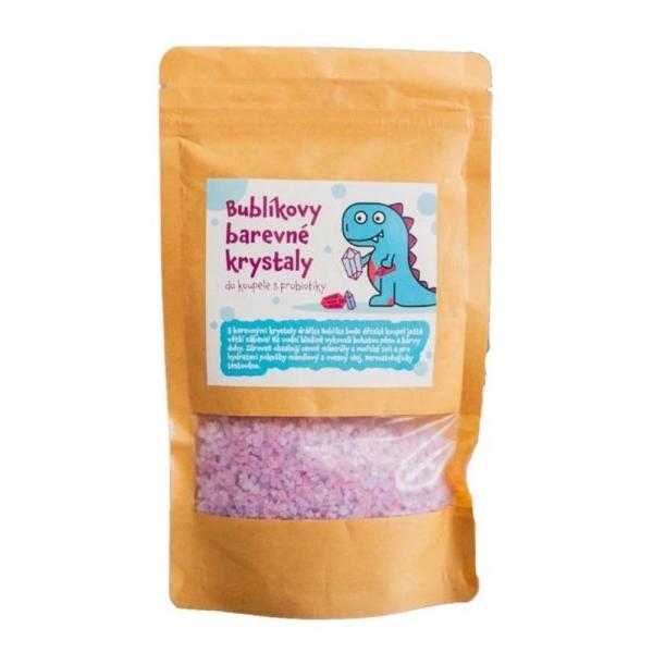 PURE HARMONY soľ do kúpeľa Bublíkove farebné kryštály s probiotikami 160g